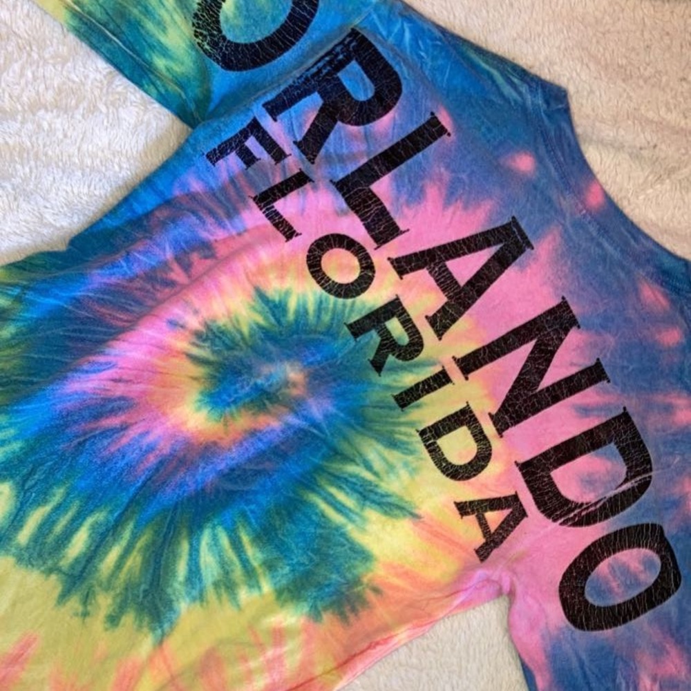 Orlando Florida Tie Dye long sleeve